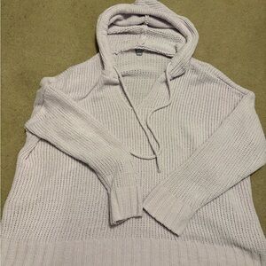 Aerie Light Purple Hooded Sweater